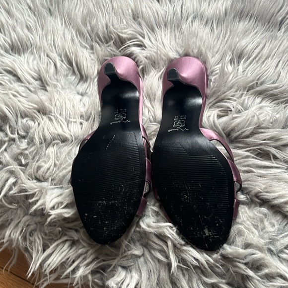 Nina evening silk evening sandals - Picture 3 of 3